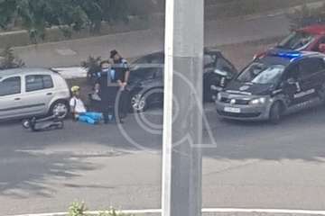 Un joven sufre una caída de un patinete en el Valle de Jinámar (Telde)/TA.